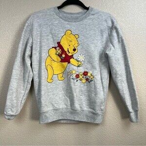 Disney Winnie The Pooh With Flowers Sweatshirt
